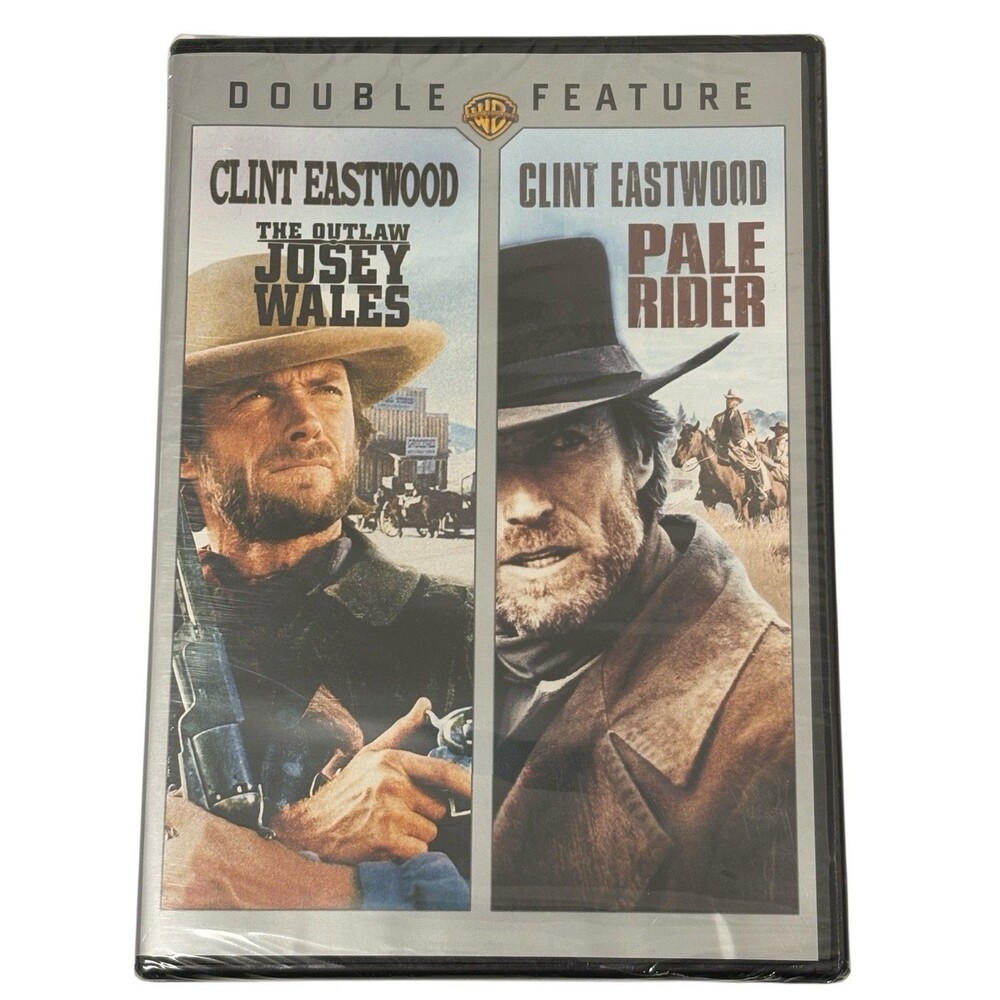 Outlaw Josey Wales & Pale Rider Double Feature DVD Set Clint Eastwood New Sealed